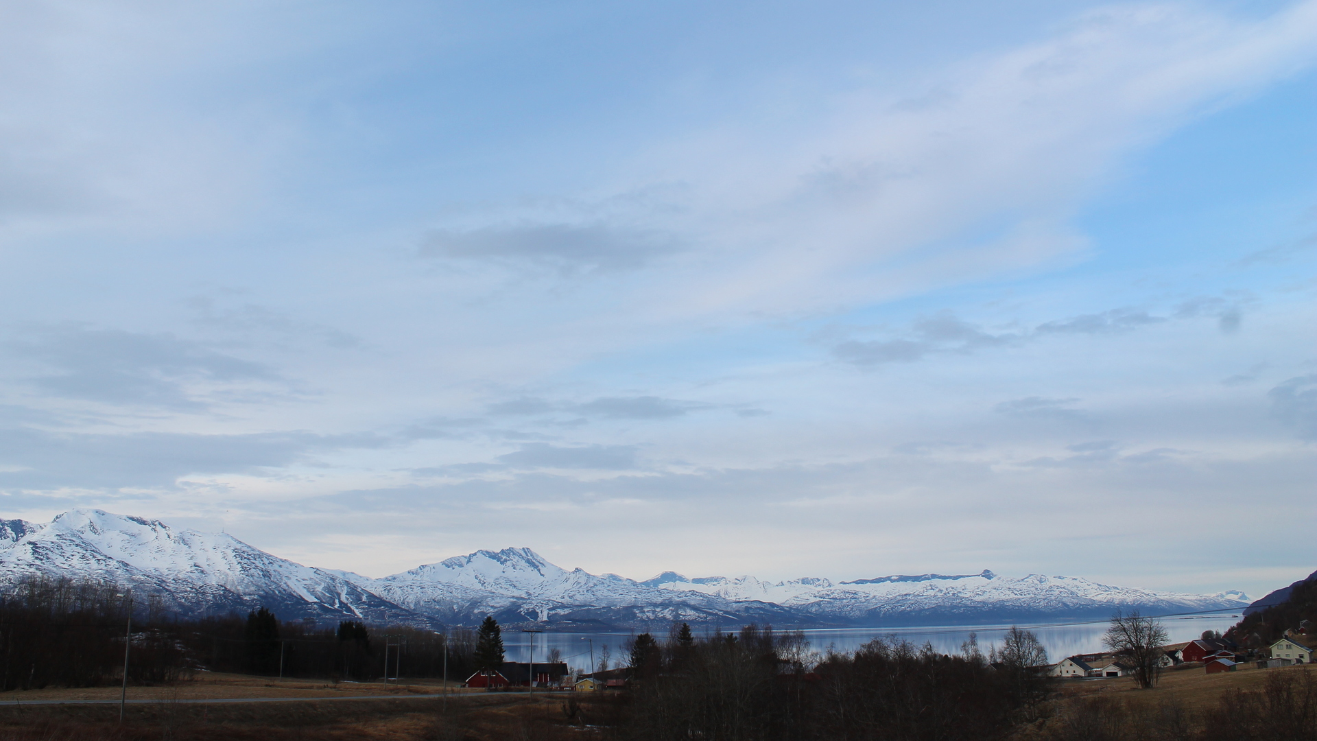 norh of Narvik pointing southwest